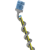 Goobay 74228 U/UTP Cat6a RJ45 Patch kábel 15m - Szürke (74228)