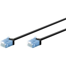 Goobay 74241 U/UTP Cat6a RJ45 Patch kábel 10m - Fekete ( ) kábel és adapter