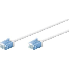 Goobay 74284 U/UTP Cat6a RJ45 Patch kábel 0.25m - Fehér ( ) kábel és adapter