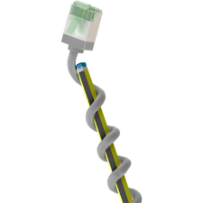 Goobay 74343 U/FTP Cat8.1 RJ45 Patch Kábel 0.15m - Szürke (74343) kábel és adapter