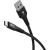 Goobay 74526 USB-A apa - USB-C apa 2.0 Adat és töltőkábel 1m - Fekete (74526)
