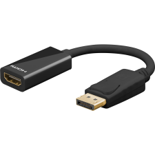 Goobay 75270 DisplayPort apa - HDMI anya 8K/60Hz Átalakító Adapter - Fekete (75270) kábel és adapter