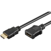 Goobay 76271 HDMI - HDMI 2.1 8K/60Hz Hosszabbító kábel 2m - Fekete (76271)