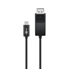 Goobay 79295 USB-C - DisplayPort kábel 1.2m - Fekete (79295) kábel és adapter