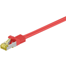 Goobay 91625 S/FTP CAT7 Patch kábel 5m - Piros kábel és adapter