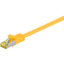 Goobay 91665 S/FTP CAT6A Patch kábel 25m - Sárga (91665) kábel és adapter