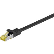 Goobay 91671 S/FTP CAT6a Patch Kábel 25m - Fekete (91671) kábel és adapter