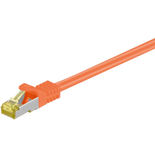 Goobay 91678 S/FTP CAT6A Patch kábel 30m - Narancssárga (91678) kábel és adapter