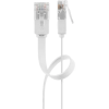 Goobay 93362 U/UTP CAT5e Lapos Patch Kábel 7m - Fehér (93362)