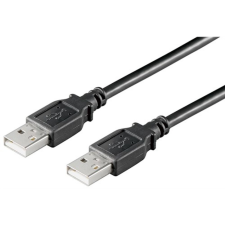 Goobay 93594 USB 2.0 A-A kábel 3m - Fekete (93594) kábel és adapter