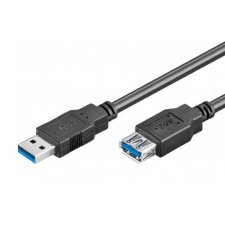 Goobay 93999 USB 3.0 hosszabbító kábel 3m - Fekete (93999) kábel és adapter