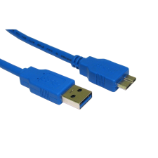 Goobay 95169 USB M - Micro USB 3.0 M Adatkábel 1m Kék (95169) kábel és adapter