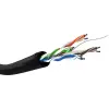 Goobay CAT5E Összekötő Fekete 100m 57196