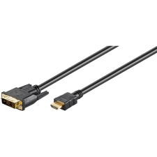 Goobay DVI-D - HDM kábel 10m fekete (51586) (go51586) kábel és adapter