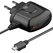 Goobay Hálózati adapter + MicroUSB fekete (43651) kábel és adapter