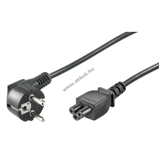 Goobay hálózati tápkábel -háromeres - 1,8m fekete - Kiárusítás! kábel és adapter