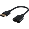 Goobay HDMI apa - HDMI anya adapter fekete (64824) (G64824)