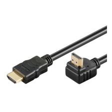 Goobay HDMI kábel aranyozott 2m, 90°, 4K (31915) (31915) kábel és adapter