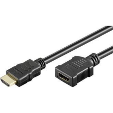Goobay HDMI M/F hosszabbító kábel 5m fekete (WENT31939) kábel és adapter