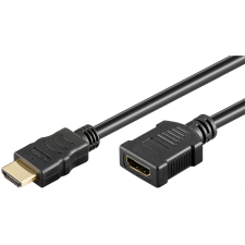 Goobay High Speed HDMI - HDMI Hosszabbító kábel 5m - Fekete (61313) kábel és adapter