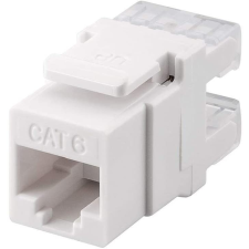 Goobay Keystone modul RJ45-aljzat önbetűzős Cat.6 UTP (95740) kábel és adapter