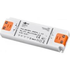 Goobay LED transzformátor 12 V (DC)/30 W (GOOBAY_30003) kábel és adapter