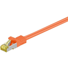 Goobay Patch kábel SFTP m.Cat7 narancssárga 0,25m - LSZH (91570) (91570) kábel és adapter
