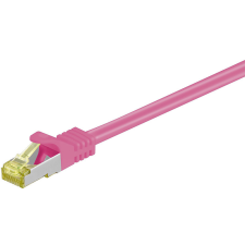 Goobay RJ-45 CAT7 5m hálózati kábel Magenta S/FTP (S-STP) kábel és adapter