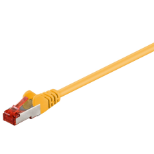 Goobay S/FTP CAT6 Patch kábel 0.25m - Sárga (93210) kábel és adapter