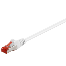 Goobay S/FTP CAT6 Patch kábel 0.5m - Fehér (93501) kábel és adapter