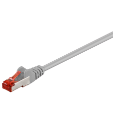 Goobay S/FTP CAT6 Patch kábel 10m - Szürke (93651) kábel és adapter