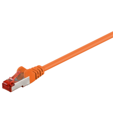 Goobay S/FTP CAT6 Patch kábel 1.5m - Narancssárga (95570) kábel és adapter