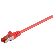 Goobay S/FTP CAT6 Patch kábel 1.5m - Piros (95571) kábel és adapter
