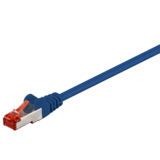 Goobay S/FTP CAT6 patch kábel 20m - Kék (68274) kábel és adapter