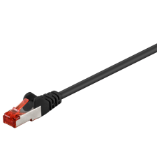 Goobay S/FTP CAT6 Patch kábel 2m - Fekete (95498) kábel és adapter