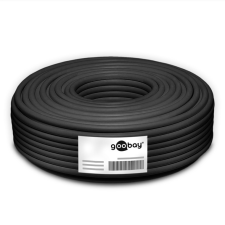 Goobay S/FTP CAT6a Kültéri Installációs kábel 100m - Fekete (77624) kábel és adapter