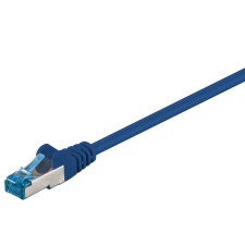 Goobay S/FTP CAT6a Patch kábel 1m - Kék (93677) kábel és adapter