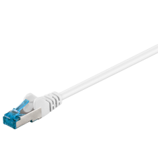 Goobay S/FTP CAT6a Patch kábel 30m - Fehér kábel és adapter