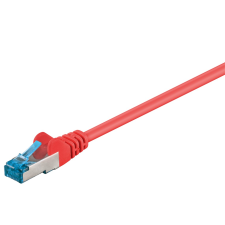 Goobay S/FTP CAT6a Patch kábel 3m - Piros (93786) kábel és adapter
