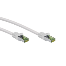 Goobay S/FTP CAT8.1 Patch kábel 7.5m - Fehér kábel és adapter
