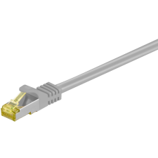 Goobay S/FTP CAT 6A Patch kábel + CAT 7 nyers kábel 25m - Szürke kábel és adapter