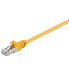 Goobay SF/UTP CAT5e Patch kábel 0.5m - Sárga (68064) kábel és adapter