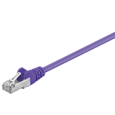 Goobay SF/UTP CAT5e Patch kábel 1.5m - Lila (95552) kábel és adapter