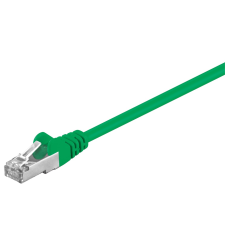 Goobay SF/UTP CAT5e Patch kábel 2m - Zöld (68044) kábel és adapter