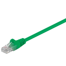 Goobay U/UTP CAT5e Patch kábel 1m - Zöld (68343) kábel és adapter