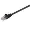 Goobay U/UTP CAT5e Patch kábel 2m - Fekete (68647)