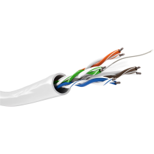 Goobay U/UTP CAT6 Installációs kábel 305m - Fehér (94220) kábel és adapter