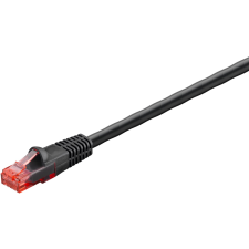 Goobay U/UTP CAT6 Kültéri patch kábel 20m - Fekete (55434) kábel és adapter