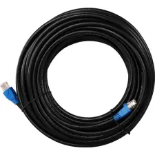 Goobay U/UTP CAT6 Kültéri patch kábel 75m - Fekete kábel és adapter