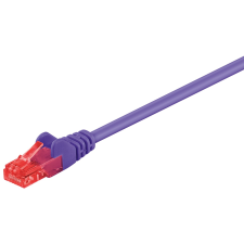 Goobay U/UTP CAT6 Patch kábel 0.5m - Ibolya (95260) kábel és adapter